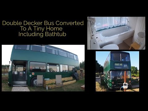 Double Decker Bus Converted Into A Off Grid Home Camper RV Tour
