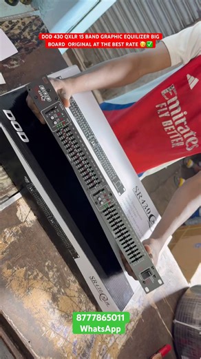 DOD 430 QXLR 15 BAND GRAPHIC EQUILIZER BIG BOARD ORIGINAL AT THE BEST RATE #dod #dodequilizer #jbl