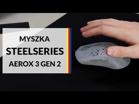 Myszka gamingowa SteelSeries Aerox 3 Wireless Gen 2 – dane techniczne – RTV EURO AGD