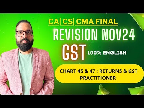 18 Chart 45 & 47 Returns & GST Practitioner | IDT Revision Nov24