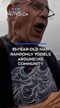 83-year-old man randomly yodels around his community