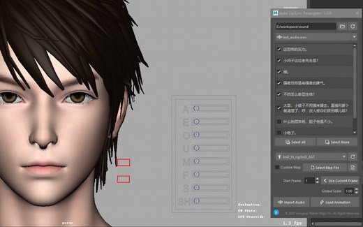 AutoLipSync Analyzer / Retargeter