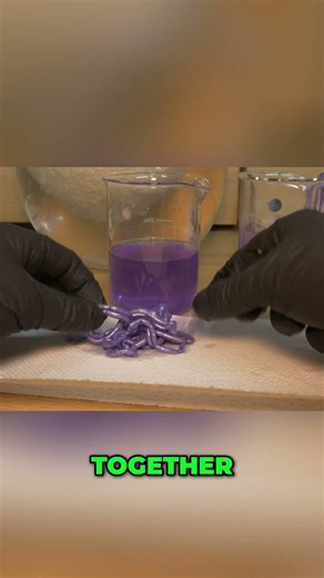 Amazing Polymer Chemistry: Making Goo with Science! #shorts