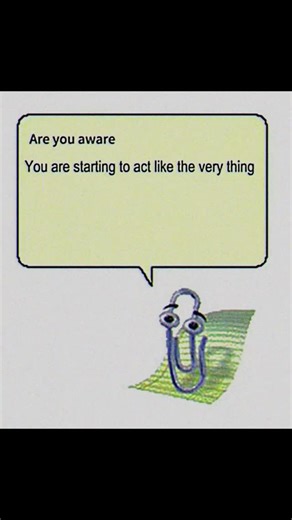 Clippy on Instagram: "True self #clippy"