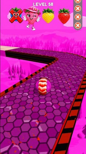 Which strawberry 🍓 Cross this Circle ⭕#shorts #goingballs #yoytubeshorts #shortsfeed ##gameplay