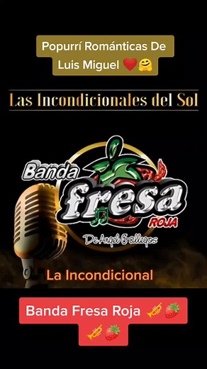 Popurrí Baladas Luis Miguel, Banda Fresa Roja 🎺🍓🎺🍓 #baladasluismiguelconbanda #bandafresa #luismiguel #musicaromantica #fresaayyyyy🍓