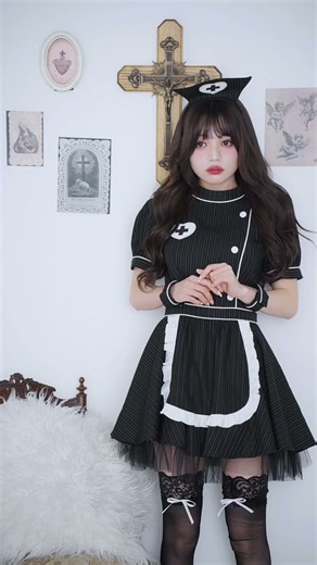 ブラックでハロウィン気分たっぷりなコスプレ🖤 #ハロウィン #コスプレ #ハロウィンコスプレ