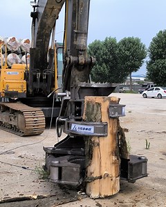 [Hot Item] Strong Power Excavator Tree Shear, Wood Shear with Grapple