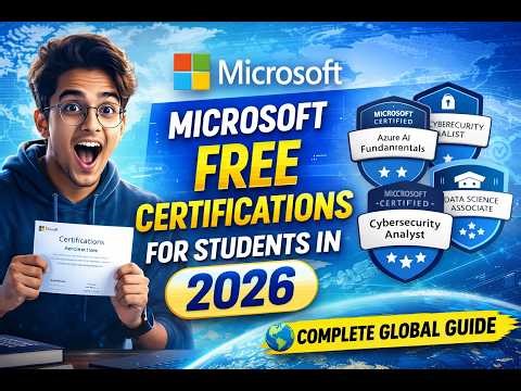 Microsoft Free Certifications for Students in 2026 (Complete Global Guide)