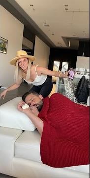 EPIC FLY BUZZING SOUND PRANK ON SLEEPING BOYFRIEND!