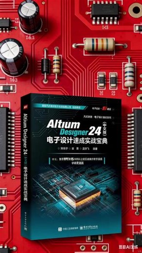 零基础学AD24的捷径！这本实战宝典搭配视频课，从原理图绘制到PCB布线，手把手带你成为电子设计高手#AD24入门 #电路设计 #实战指南 #PCB设计 #电子工程师