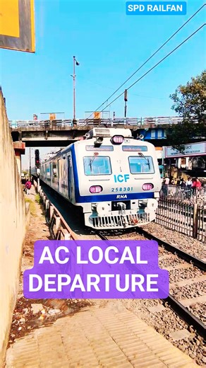 AC LOCAL DEPARTURE & ACCELERATION | TRACTION MOTOR SOUND