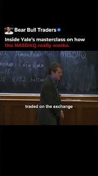 Inside Yale’s Masterclass on how the NASDAQ Really Works