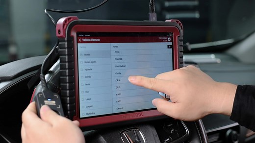 TKey 101 copia de llaves automotriz con escaner THINKCAR, donde podremos acceder a lectura de Transponder y multiples opciones para acceder a la informacion de llaves que necesitamos programar o reconocer #automotriz #mecanico #tallermecanico #llaves #chip #parati #thinkcar #obd2 #carros