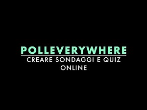 Poll Everywhere: create quiz and surveys online
