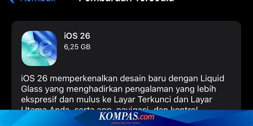 Resmi Dirilis, Begini Cara Update dan Instal iOS 26 di iPhone