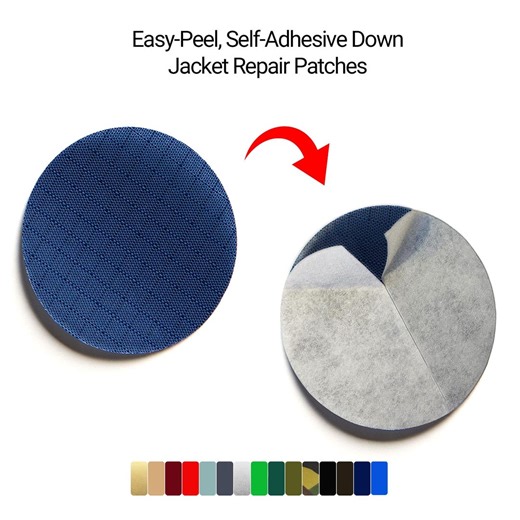 EASY-PEEL, Pre-cut, Self-adhesive Down Jacket Repair Patches – Quick Fix for Jackets, Tents, Sleeping Bags, Backpacks, Outdoor, Camping Gear - Etsy