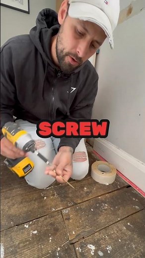 How To Fix Loose Creaky Floor boards #diy