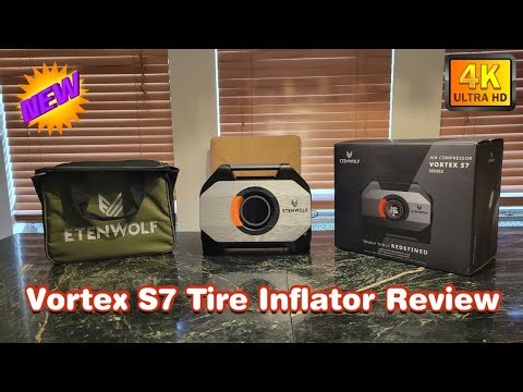 Unleashing Power: ETENWOLF Vortex S7 Portable Tire Compressor Review!