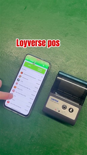 2inch mini Bluetooth receipt printer for Loyverse pos #thermalprinter #receiptprinter #hspos