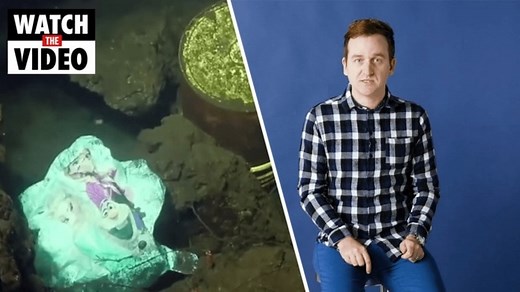 Plastic and children's toys found in the deepest part of the ocean, the Mariana Trench