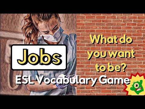 Jobs and Occupations English ESL Game | ESL Vocabulary Activities