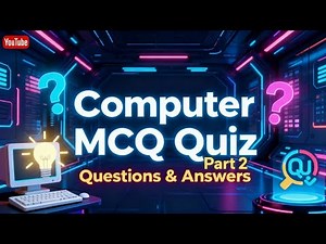 Computer Knowledge Test | 25 MCQs with Answers | Part 2 #gk #quiz #education #computer