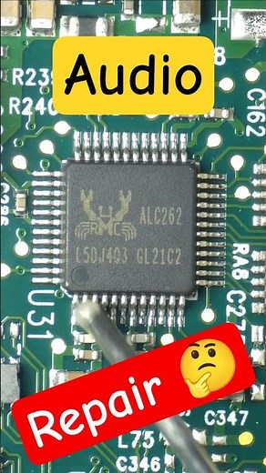Restoring Sound! 🔈 Professional ALC262 Audio Chip Replacement