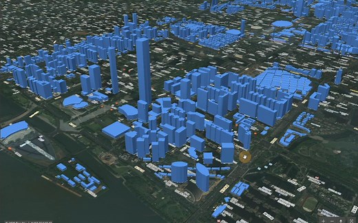 【3D可视化】40秒搭建城市3D建筑物模型Web地图，全网最快，一键保存分享好友，有浏览器就能搞！