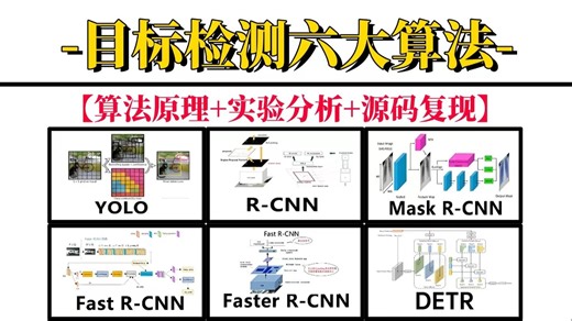 【2026新版】这才是科研人该学的！一口气带你学透目标检测六大算法YOLO、DETR、R-CNN、Fast R-CNN等，原理 实战，小白也能学会！AI|深度学