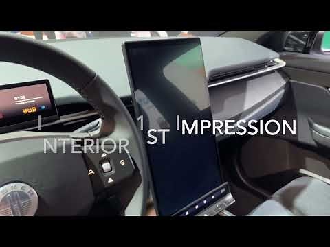 FISKER Ocean : Interior 1st impression & discovery