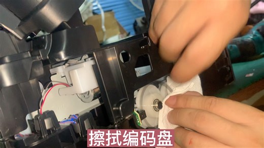 佳能G3800g2800拆机，擦拭编码盘和光栅