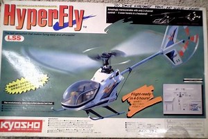 The Kyosho HYPERFLY was the 1st Production RC helicopter with No Tail Rotor! NOTAR