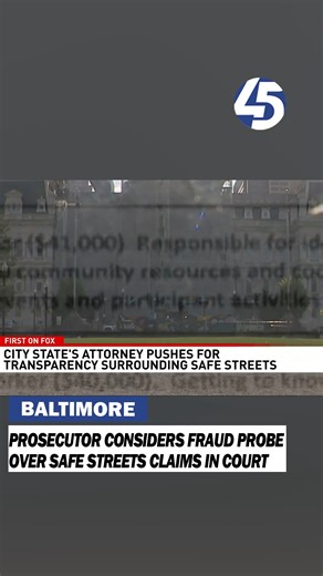 14K views · 186 reactions | After hearing some attorneys tie their clients to a gun prevention program in Baltimore, the city’s top prosecutor floated the idea of launching a fraud investigation. MORE: https://bit.ly/4qhzDWI | WBFF FOX 45 | Facebook