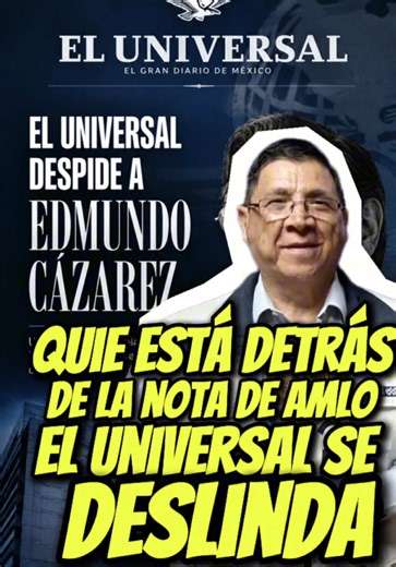 #edmundocazares #amlo #amlover #amlo_oficialmx #eluniversalmx | edmundo cazares