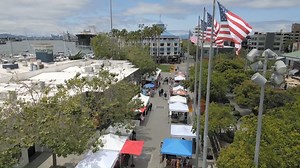 the Jack London Square Farmers Market has deep roots in Oakland, offering local produce, food and craft products. The Market provides a weekly opportunity for the community to enjoy a variety of vendors along the beautiful Oakland waterfront. Market hours are 11 a.m. to 4 p.m. every Sunday. #JackLondonSquare #portofoakland | Port of Oakland