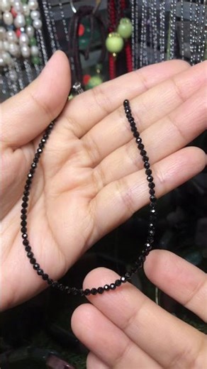 Black Spinnel Crystal (can make necklace, bracelet, anklet, ring)
