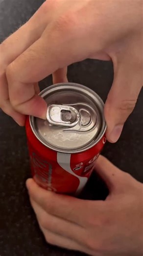 12K views · 255 reactions | Turning the Coke tab round for a straw hole… worked second time! Pointless or genius? #KitchenHack #FoodHack #WowAlright #BarryLewis | Barry Lewis | Facebook