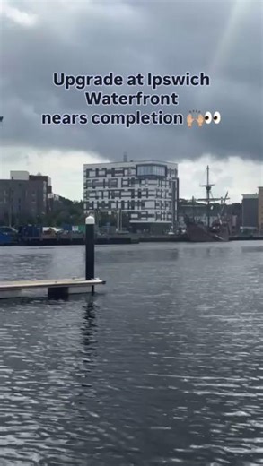 What do you think of the new look so far? 🤔 The upgrade of Ipswich Waterfront's pontoons, part of a £2million revamp of the marina, is nearing completion! 🎉 | Ipswich Star