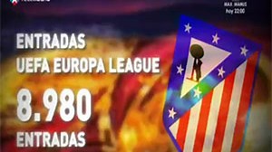El Atlético dispone de 8.980 entradas para la final de Bucarest