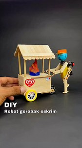 1.2M views · 14K reactions | diy kreatif robot kerobak eskrim yang super unik bertenaga baterai #creative #kerajianan #idebarangbekas #toys #mainan #amazing #tutorials #mainanunik #kerajinan #diycrafts #tutorial #unik #kreatif #dinamo | Gudang Kreatif | Facebook