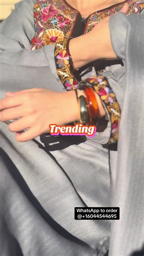 Ari work kashmiri suits in acrowool fabric 🫶🏻 Free size style upto 48 size pockets on both sides Lining attached available new designs DM for more colours Location- Canada Shipping worldwide #kashmiri ariwork#winterelegance#newcollection #gncouture #wollensuits ( Surrey, Canada,USA,Toronto,traditional wear,indiansuitsincanada Canada)