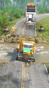 163K views · 170 reactions | Giant Truck Failed to Cross Deadly River !!! MudRunner #mudrunner #gamingworld | Gaming World | Facebook