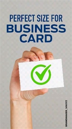 Brandmaker Vikkyz | Branding & Rebranding on Instagram: "Perfect size for Business Card #businesscardsize #businesscard"