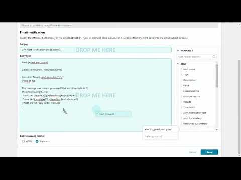 Create Email Alerts With Ease in DPA