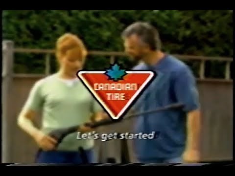 Canadian Tire TV Commercial 2002 - "Let's Get Started" - Power Washers