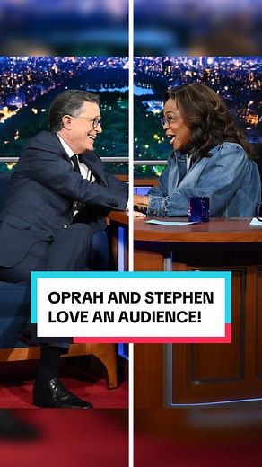 Stephen Colbert & Oprah Winfrey on the Magic of Live Audiences