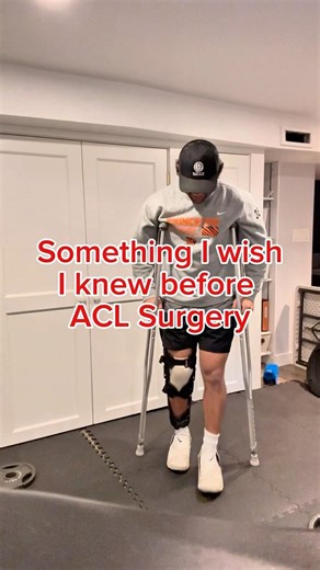 Something I wish I knew before ACL Surgery