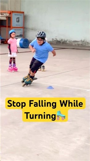 Stop Falling! Easy Cross Turn Drill⛸️🔥 #shorts #ytshorts #trending