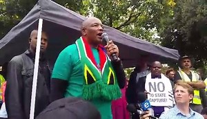Save SA leader Sipho Pityana addresses the masses at Church Square in Pretoria | Daily Sun